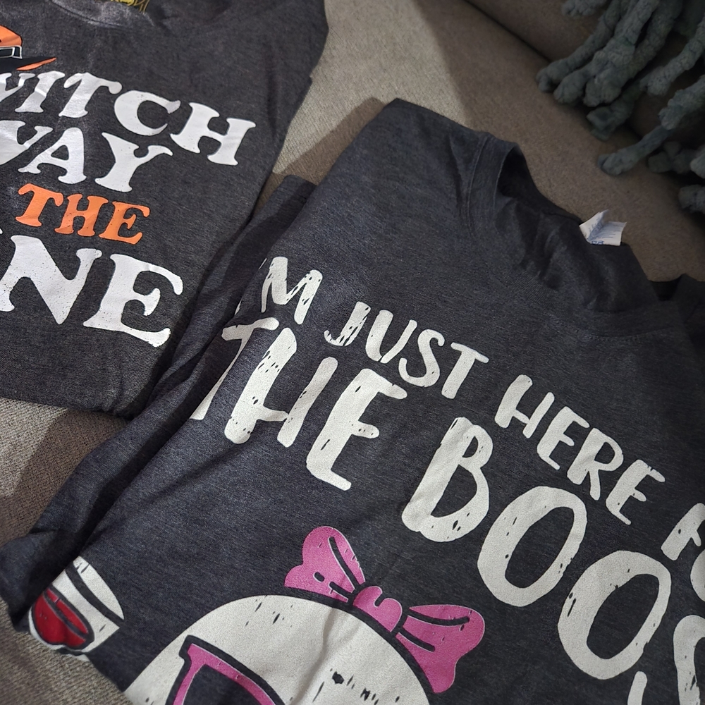 Halloween Festive Boozey shirts XXL Ladies Bundle